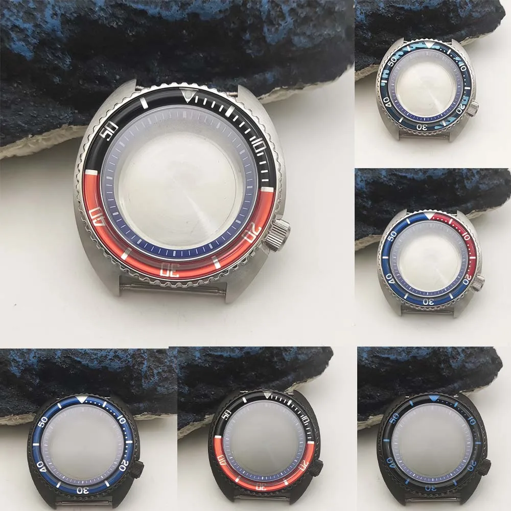 45mm Men's Watch Mechanical Case with Rubber Bezel for Single Turn, NH35 Case, Men's Automatic, Sapphire
45mm Men's Watch Mechanical Case with Rubber Bezel for Single Turn, NH35 Case, Men's Automatic, Sapphire