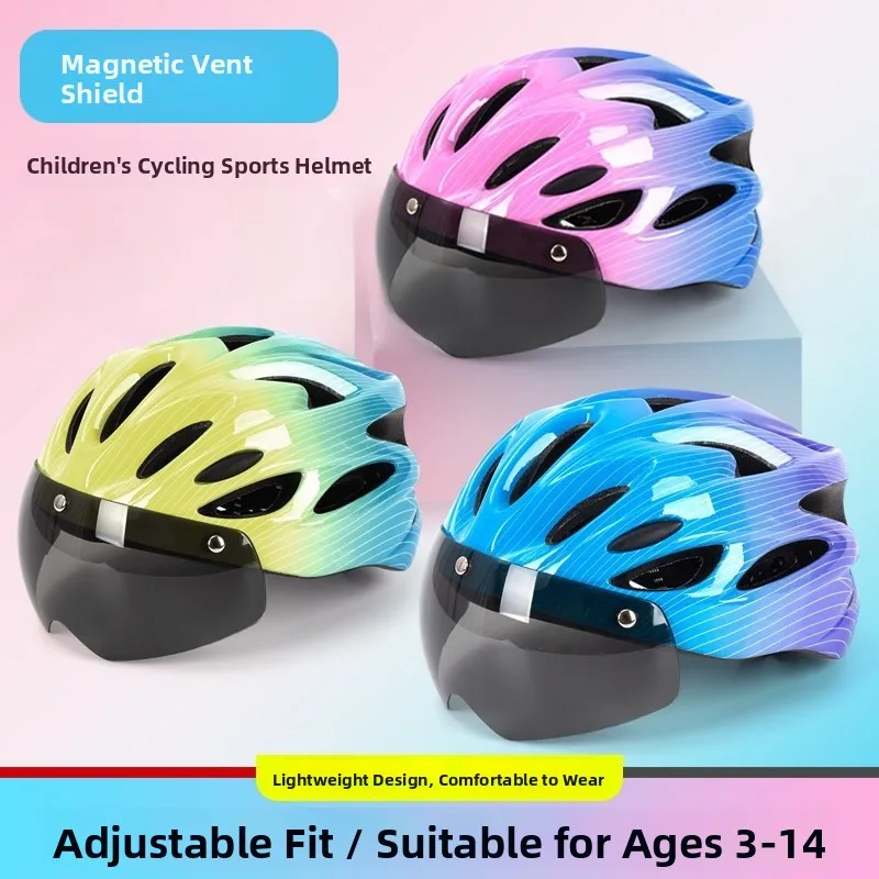 Children's Cycling Helmet Lightweight Anti-Fall Goggles Roller Skating Protective Gear Balance Bike Boys Breathable Safety Hat
Children's Cycling Helmet Lightweight Anti-Fall Goggles Roller Skating Protective Gear Balance Bike Boys Breathable Safety Hat