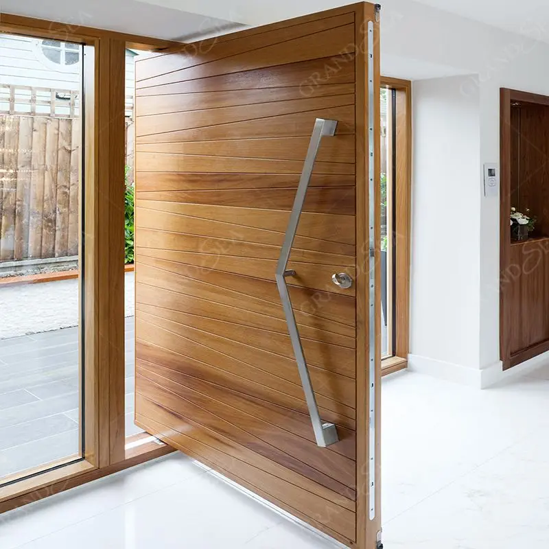 CE Certificate Villa Hurricane Impact Stainless Steel Exterior Door Fire Prevention Solid Wood Pivot Door Front Entry Door
CE Certificate Villa Hurricane Impact Stainless Steel Exterior Door Fire Prevention Solid Wood Pivot Door Front Entry Door