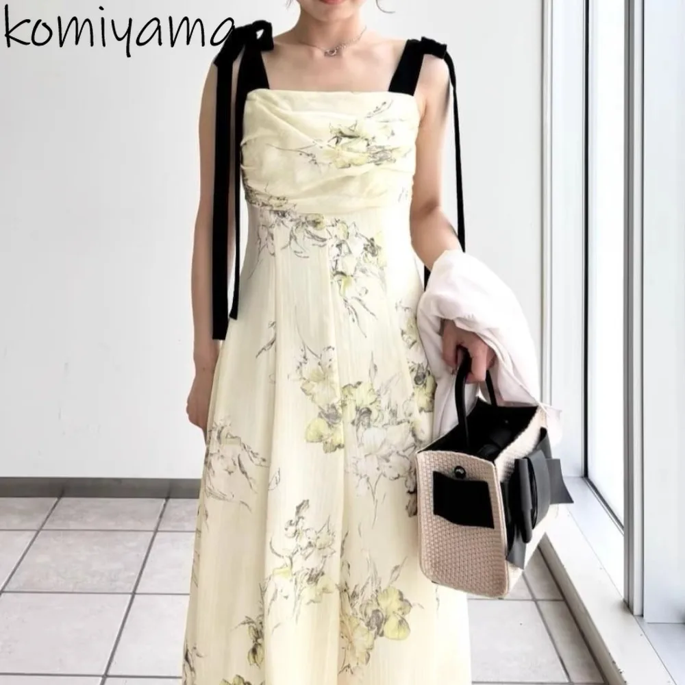 A-line Straps Dresses Woman Fairy Floral Print 2025 Vestidos Lace-up Bow Dress Fresh Robe Summer New Sleeveless Ropa Mujer
A-line Straps Dresses Woman Fairy Floral Print 2025 Vestidos Lace-up Bow Dress Fresh Robe Summer New Sleeveless Ropa Mujer