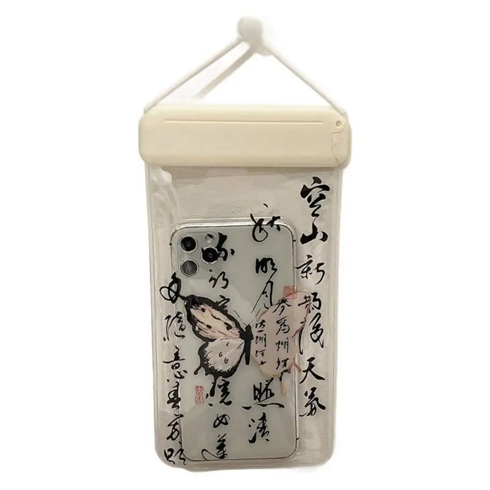 Transparent Waterproof Mobile Phone Bag Touch Screen Diving Skiing Swimming Hanging on Neck Phone Bag Water-Sprinkling Festival
Transparent Waterproof Mobile Phone Bag Touch Screen Diving Skiing Swimming Hanging on Neck Phone Bag Water-Sprinkling Festival