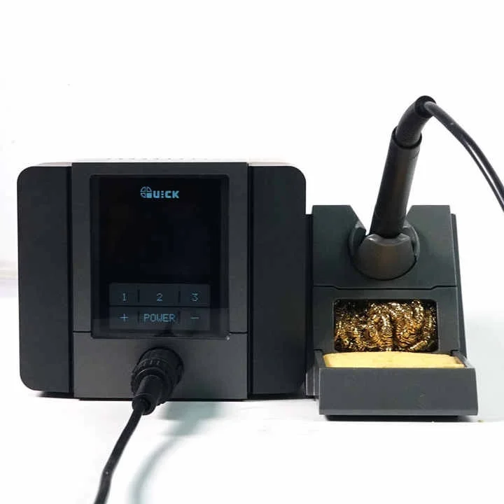 QUICK TS1200A 220V/110V Lead Free Soldering Station 120W Solder Repair Tool Fast Heating Welding Iron for Mobile Phone Repair
QUICK TS1200A 220V/110V Lead Free Soldering Station 120W Solder Repair Tool Fast Heating Welding Iron for Mobile Phone Repair