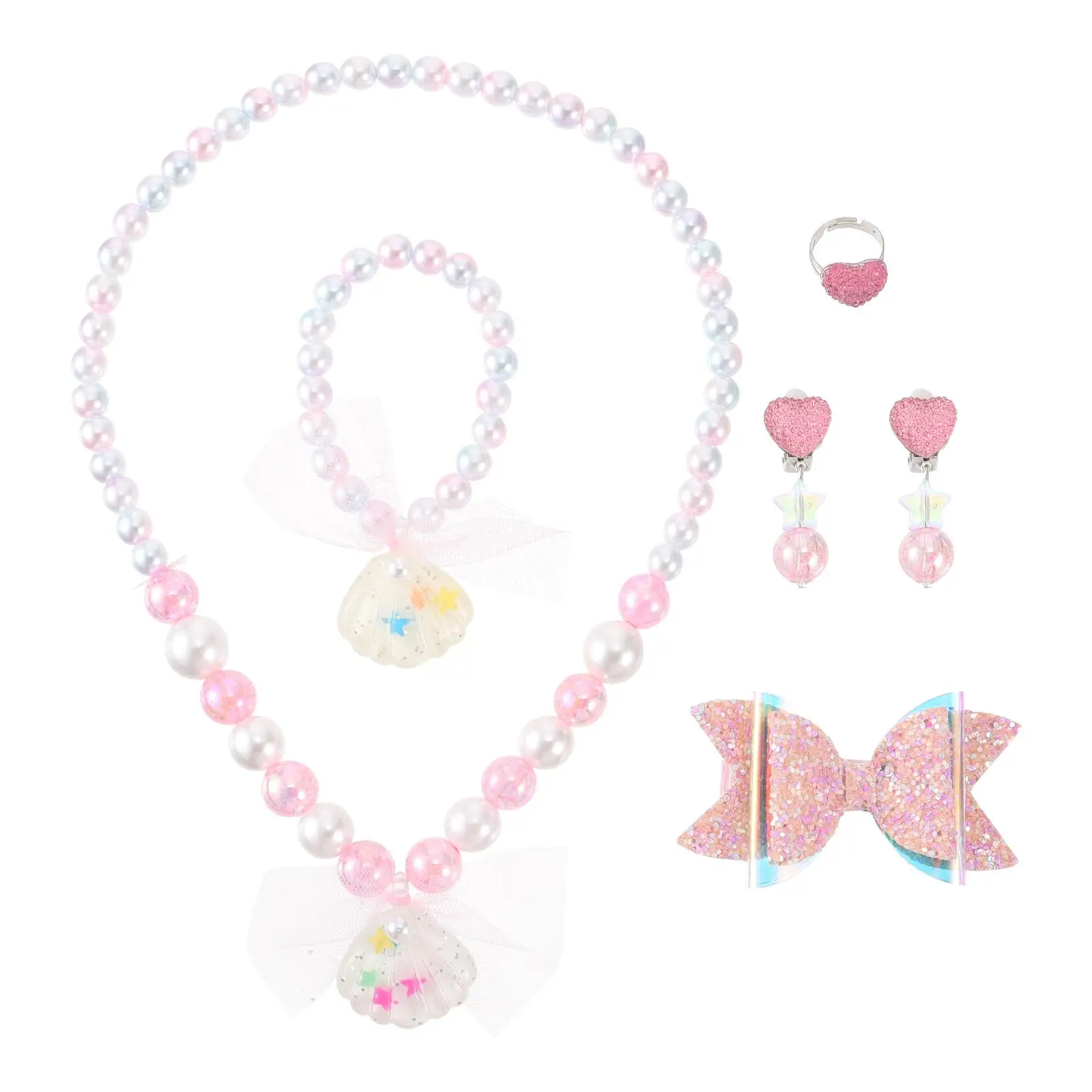 Beaded Necklace Bracelet Set Children Jewelry Little Kids Accessories Creative Girls Baby Full Moon Graduation Party
Beaded Necklace Bracelet Set Children Jewelry Little Kids Accessories Creative Girls Baby Full Moon Graduation Party