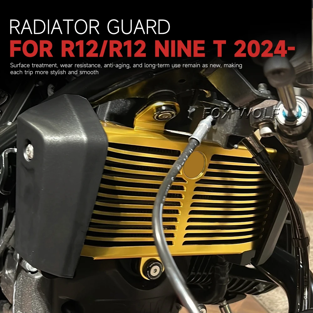 NEW Motorcycle Accessories Radiator Guard Grille Protection Cover For BMW R 12 NineT NINET 2024- Radiator Guards Parts
NEW Motorcycle Accessories Radiator Guard Grille Protection Cover For BMW R 12 NineT NINET 2024- Radiator Guards Parts