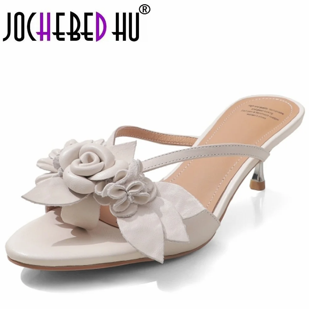 【JOCHEBED HU】Handmade Genuine Leather Version Open-Toe High Heel Women's Summer Outdoor Wear with Skirt Elegant Sandals 34-40
【JOCHEBED HU】Handmade Genuine Leather Version Open-Toe High Heel Women's Summer Outdoor Wear with Skirt Elegant Sandals 34-40