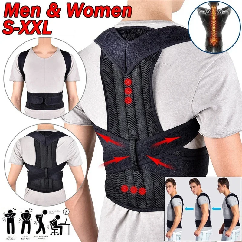 Adjustable Clavicle Posture Corrector Men Woemen Back Brace Shoulder Lumbar Support Belt Corset Posture Correction
Adjustable Clavicle Posture Corrector Men Woemen Back Brace Shoulder Lumbar Support Belt Corset Posture Correction
