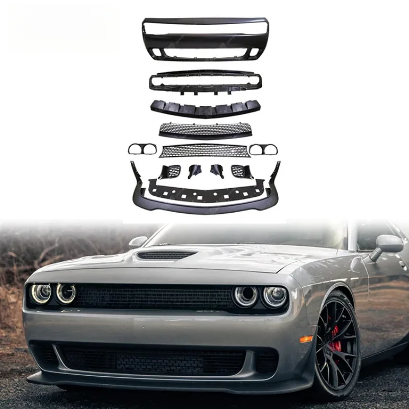 Challeng upgrade kit, upgrades front bumper, and includes a front lip grille.
Challeng upgrade kit, upgrades front bumper, and includes a front lip grille.