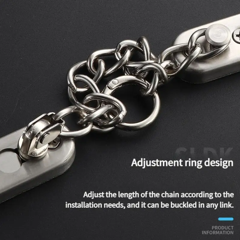 652F Модернизированная противоугонная дверная цепочка из стали, утолщенный материал для квартир, домов, тихое плавное открытие и
652F Модернизированная противоугонная дверная цепочка из стали, утолщенный материал для квартир, домов, тихое плавное открытие и