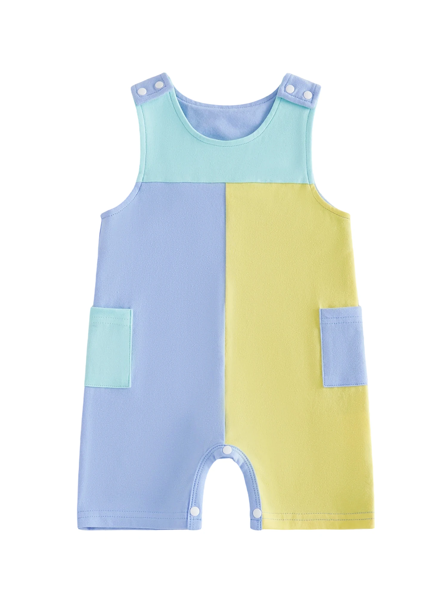 Adorable Infant Boys Sleeveless Romper with Colorful Contrast Perfect for Summer Outings and Playtime - Newborn Toddler
Adorable Infant Boys Sleeveless Romper with Colorful Contrast Perfect for Summer Outings and Playtime - Newborn Toddler
