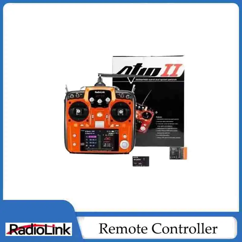Radiolink AT10 II 12CH Transmitter and Receiver R12DS 2.4G DSSS&FHSS Radio Remote Controller for Drone/ Fixed Wing RC Parts
Radiolink AT10 II 12CH Transmitter and Receiver R12DS 2.4G DSSS&FHSS Radio Remote Controller for Drone/ Fixed Wing RC Parts