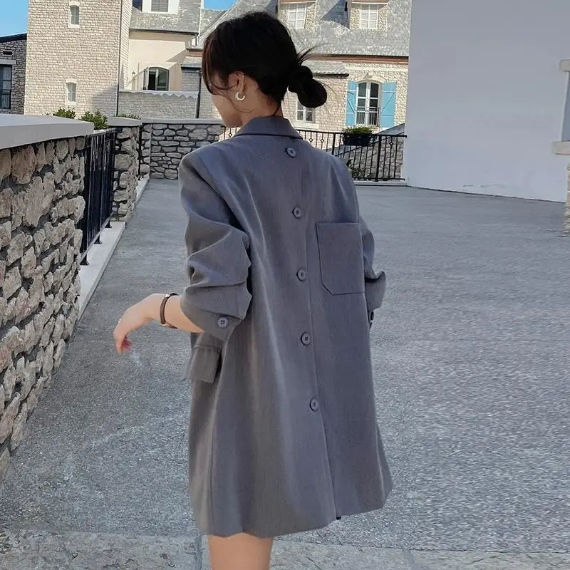 SuperAen Grey Loose Suit Overcoat Women's Fall Summer 2024 New Design Casual Blazer Coat
SuperAen Grey Loose Suit Overcoat Women's Fall Summer 2024 New Design Casual Blazer Coat