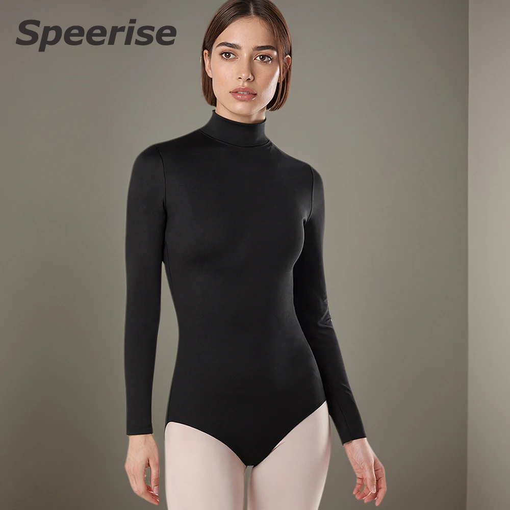 Speerise Women Ballet Leotard Dance Costumes Long Sleeve Turtleneck Spandex BodySuit Yoga Clothes Dancewear Gymnastics Ballerina
Speerise Women Ballet Leotard Dance Costumes Long Sleeve Turtleneck Spandex BodySuit Yoga Clothes Dancewear Gymnastics Ballerina