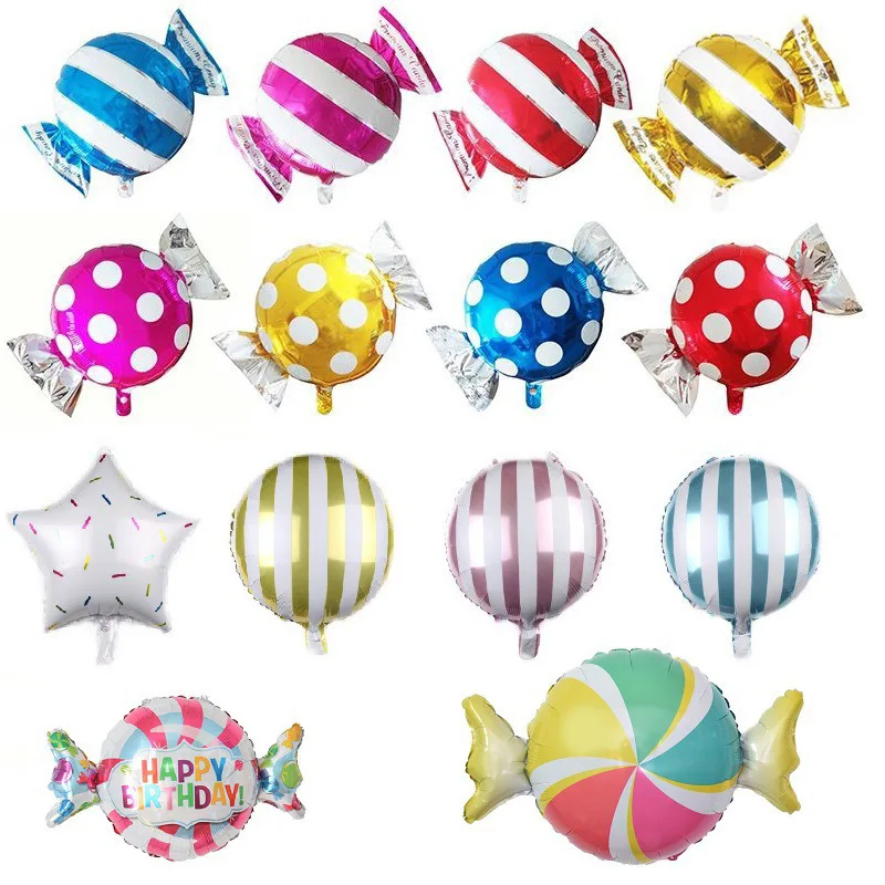 18 Inch Printed Happy Birthday Windmill Candy Aluminum Film Balloon Five Pointed Star Baby First Year Party Arrangement Balloon
18 Inch Printed Happy Birthday Windmill Candy Aluminum Film Balloon Five Pointed Star Baby First Year Party Arrangement Balloon