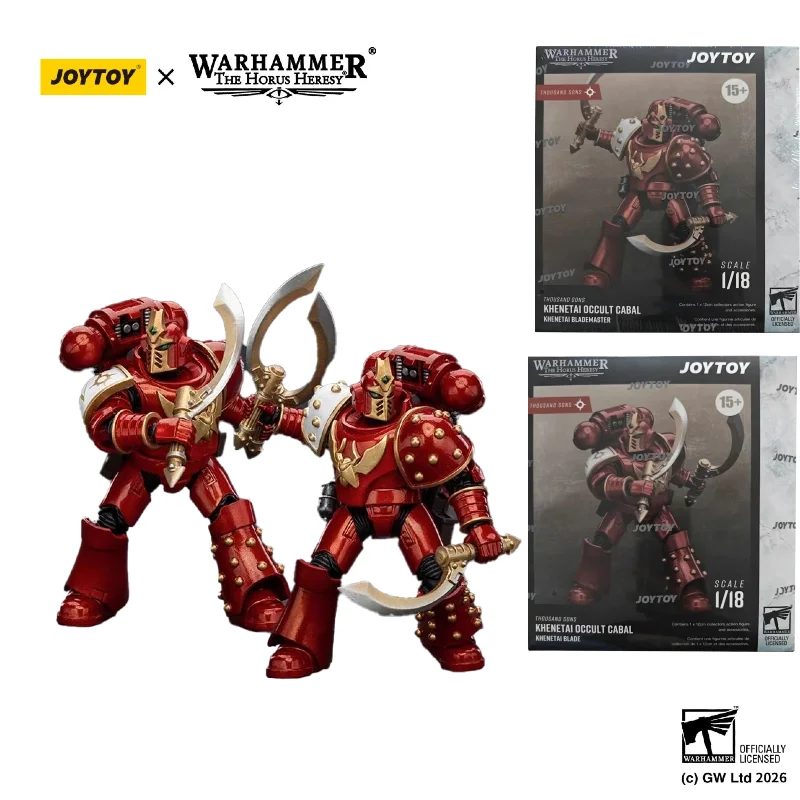 In Stock 1/18 Scale JOYTOY Warhammer 30K Thousand Sons Khenetai Occult Cabal Consul JT6069 Action Figure Collectible Toy
In Stock 1/18 Scale JOYTOY Warhammer 30K Thousand Sons Khenetai Occult Cabal Consul JT6069 Action Figure Collectible Toy
