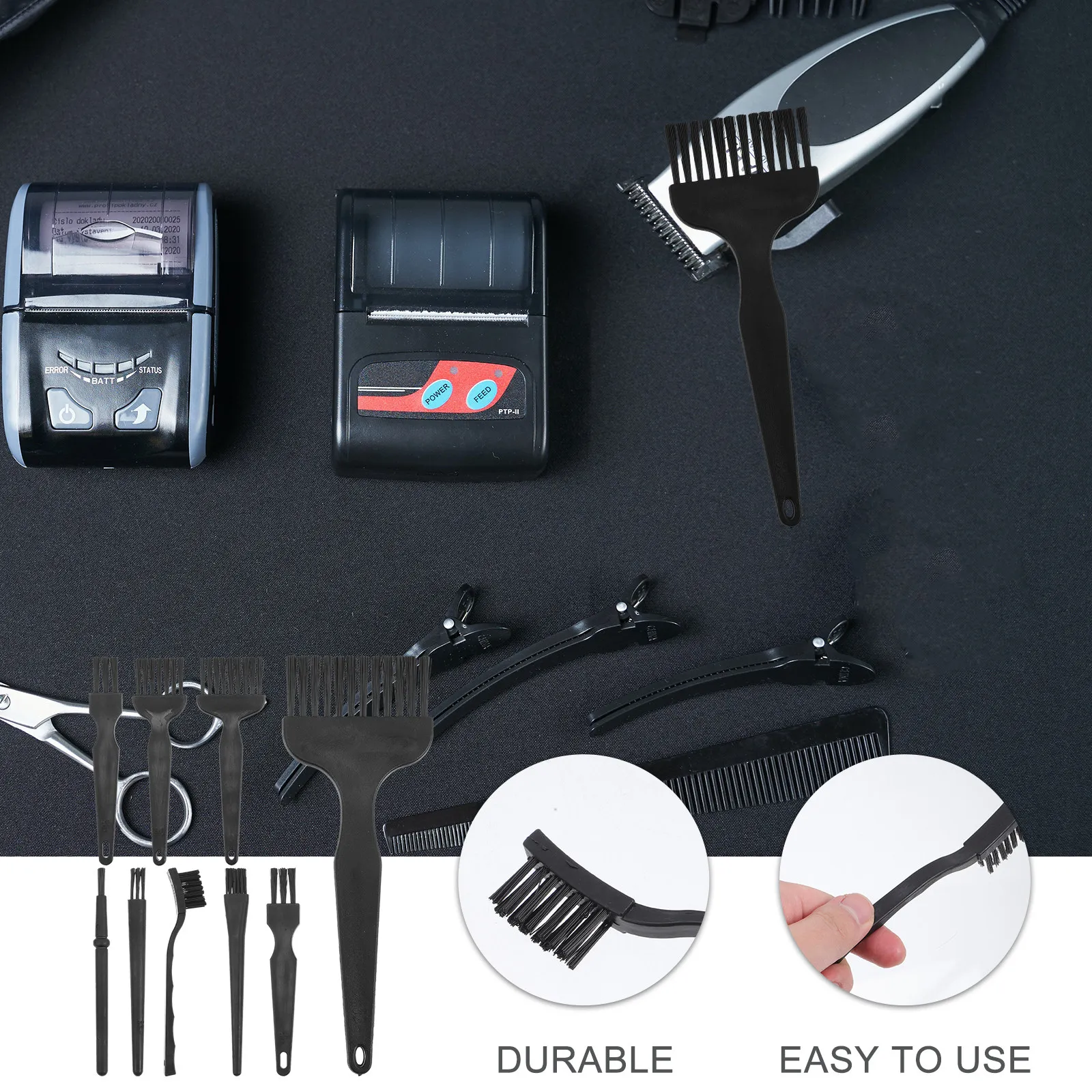 8Pcs Razor Cleaning Brushes Heavy Duty PP Shaver Brush Kit for Electric Shaver Trimmer Clipper Household Appliances Easy Carry
8Pcs Razor Cleaning Brushes Heavy Duty PP Shaver Brush Kit for Electric Shaver Trimmer Clipper Household Appliances Easy Carry