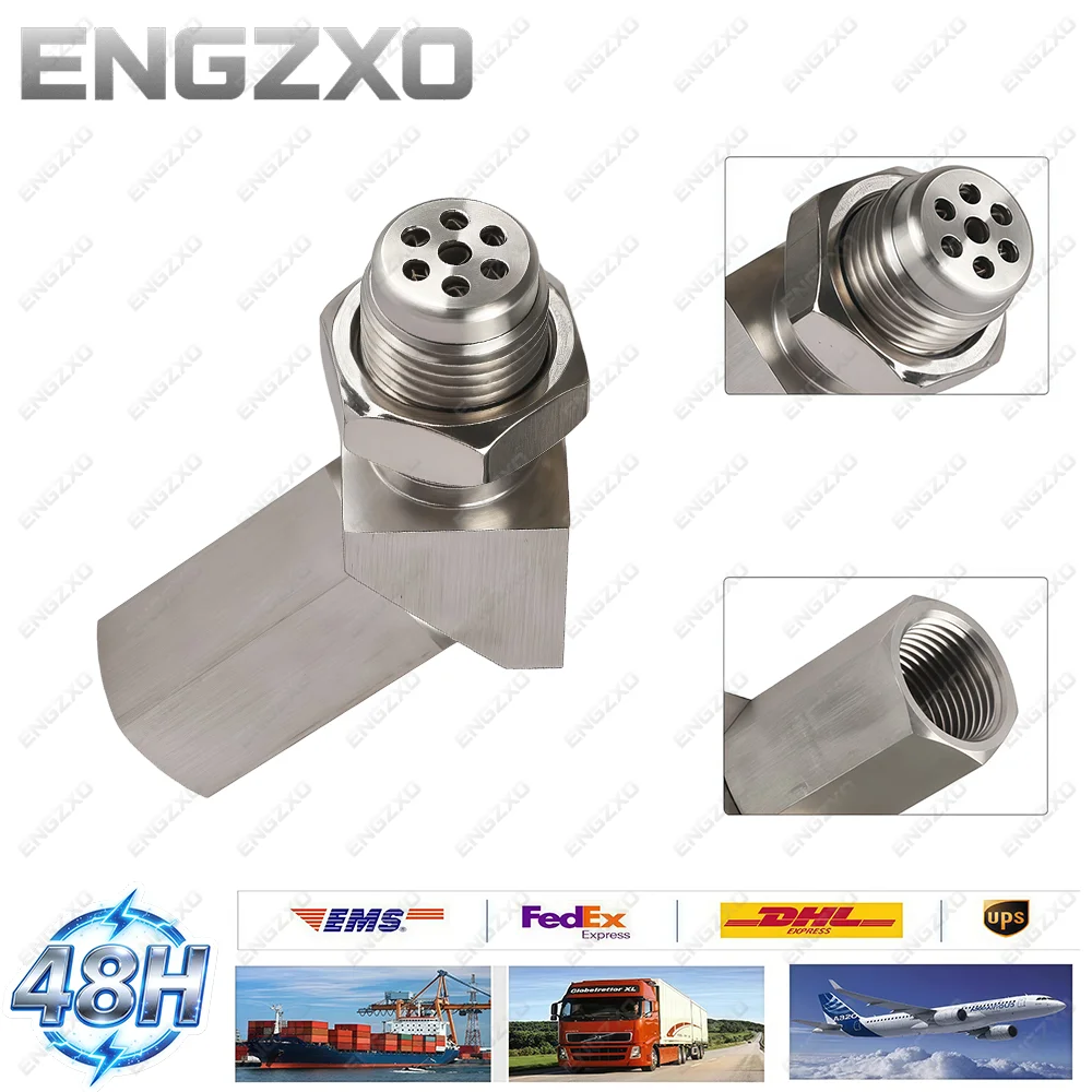 45° Oxygen Sensor Spacer With Mini Cat Automotive Exhaust Muffler Air Fuel Ratio Oxygen Sensing Shield Converter
45° Oxygen Sensor Spacer With Mini Cat Automotive Exhaust Muffler Air Fuel Ratio Oxygen Sensing Shield Converter