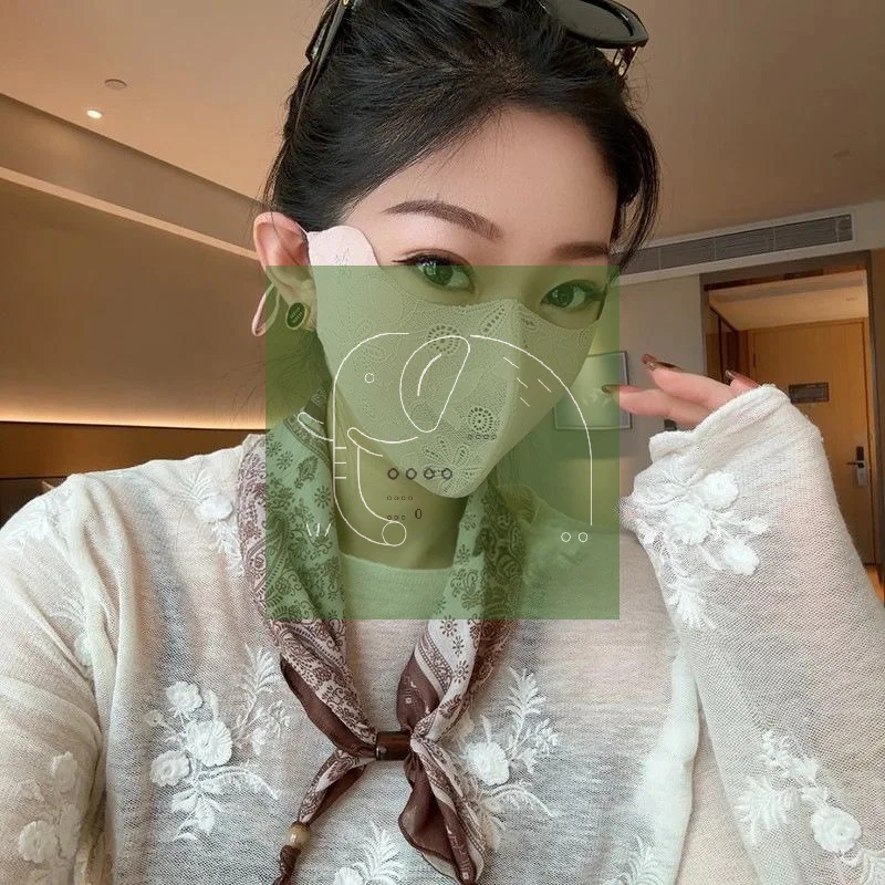 3D Lace Sun Protection Mask Lightweight Breathable Face Cover Elegant Summer Outdoor Daily Wear
3D Lace Sun Protection Mask Lightweight Breathable Face Cover Elegant Summer Outdoor Daily Wear