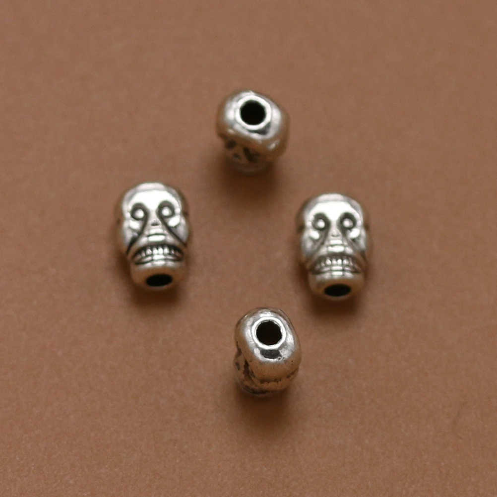 100pcs Skull Beads Charm Pendant DIY Jewelry Making Pendants Alloy Tibetan Silver Handmade Accessories Craft Supplies
100pcs Skull Beads Charm Pendant DIY Jewelry Making Pendants Alloy Tibetan Silver Handmade Accessories Craft Supplies