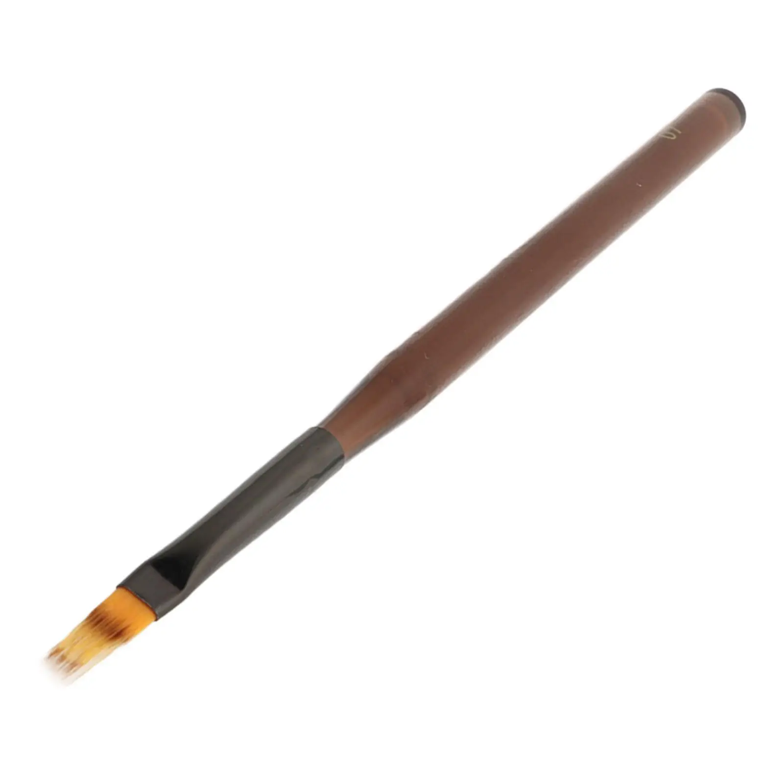 Nail Art Flat Brush Pen - Nylon Painting Tool for Gel Extensions & Designs - Brown Transparent
Nail Art Flat Brush Pen - Nylon Painting Tool for Gel Extensions & Designs - Brown Transparent