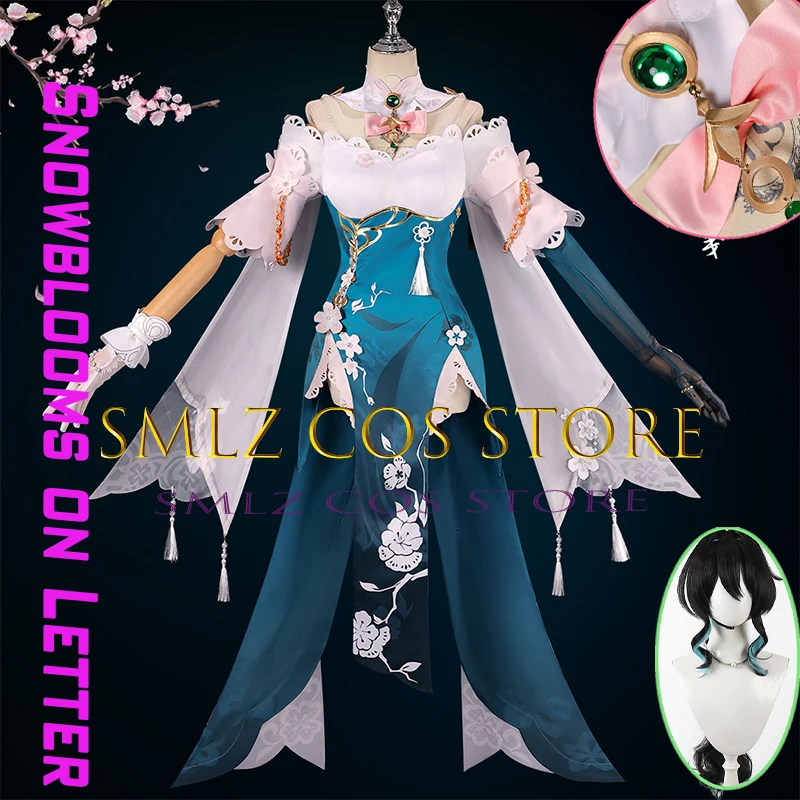 Game Snowblooms on Letter Ruan Mei Cosplay Anime Honkai: Star Rail Costume Woman Ruan Mei Dress Prop Wig Set Party Play Outfit
Game Snowblooms on Letter Ruan Mei Cosplay Anime Honkai: Star Rail Costume Woman Ruan Mei Dress Prop Wig Set Party Play Outfit