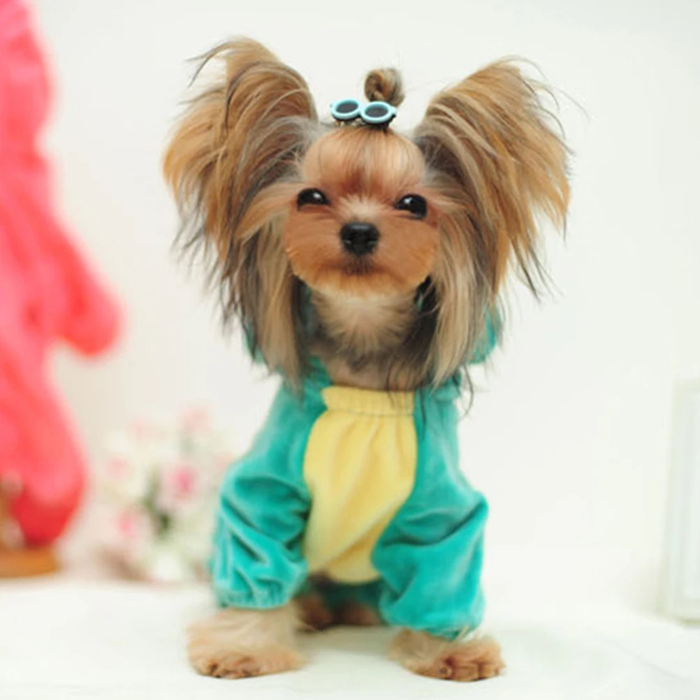 Dinosaur Four-legged Suit Small Dog Clothes Winter Pet Costume Velour Soft Comfortable Breathable Easy Wear Take Off Halloween
Dinosaur Four-legged Suit Small Dog Clothes Winter Pet Costume Velour Soft Comfortable Breathable Easy Wear Take Off Halloween