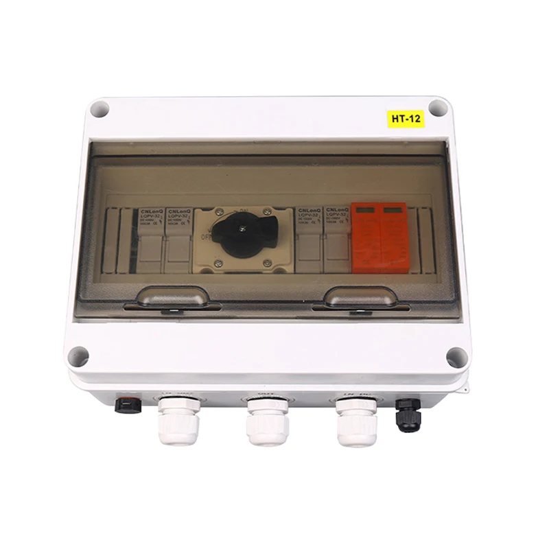 Home Use Solar Power System PV Plastic Combiner Box 1000v DC for 1 string
Home Use Solar Power System PV Plastic Combiner Box 1000v DC for 1 string