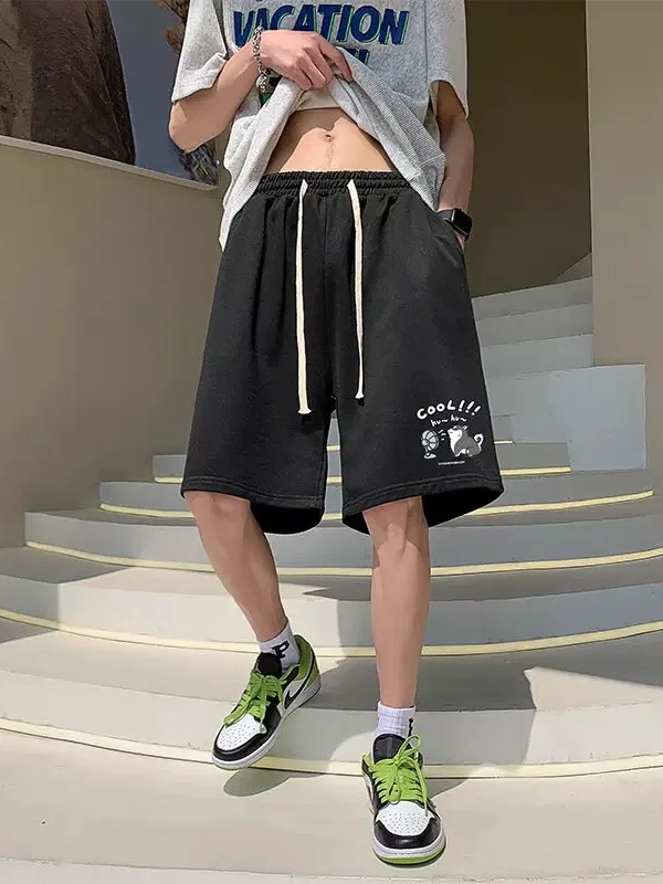Casual Summer Thin Beach Men's Shorts Youth Active Style Elastic Waist Straight Leg Five-Quarter Length Cartoon Print Casual ...
Casual Summer Thin Beach Men's Shorts Youth Active Style Elastic Waist Straight Leg Five-Quarter Length Cartoon Print Casual ...