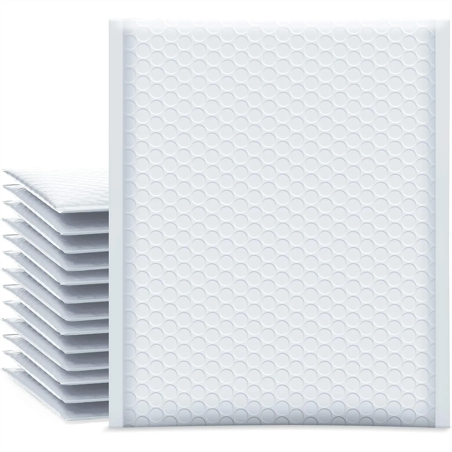 Bubble Mailers 8.5x12 Inch White 25 Pack Usable Size 8.5x11 Poly Padded Envelopes for Clothes Makeup
Bubble Mailers 8.5x12 Inch White 25 Pack Usable Size 8.5x11 Poly Padded Envelopes for Clothes Makeup