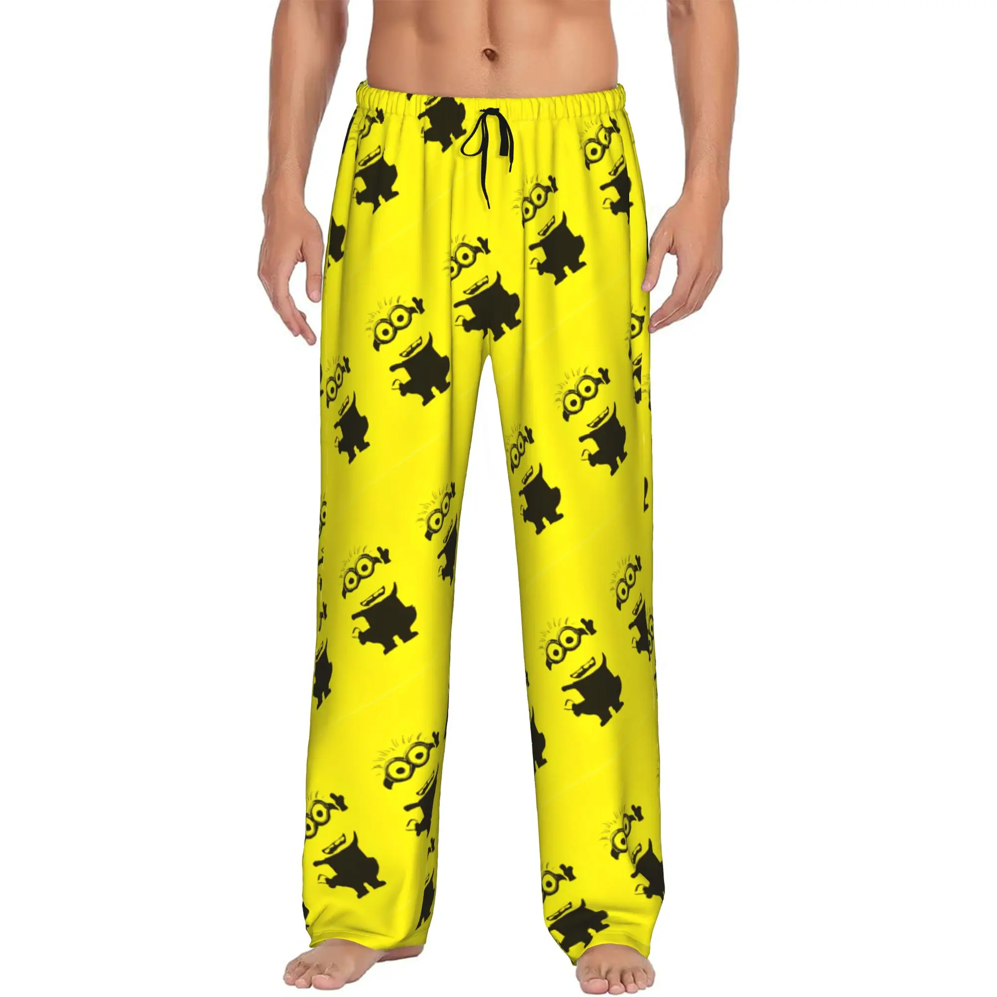 Custom Print Men's Yellow Man Pajama Pants Sleepwear Sleep Lounge Bottoms with Pockets
Custom Print Men's Yellow Man Pajama Pants Sleepwear Sleep Lounge Bottoms with Pockets