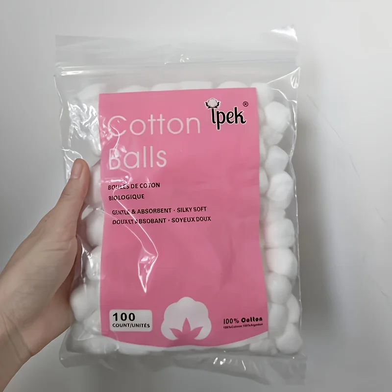 100pcs Soft Absorbent Balls, Gentle Fluffy Pure Balls, Independent Packaging, Absorbent Balls for Makeup Remover, Nail Care, Personal Care, Cleaning And More
100pcs Soft Absorbent Balls, Gentle Fluffy Pure Balls, Independent Packaging, Absorbent Balls for Makeup Remover, Nail Care, Personal Care, Cleaning And More