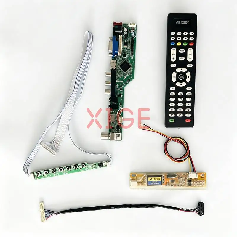 Screen Drive Controller Board Fit QD14TL01 LP141WX3 LP141WX1 QD14TL02 30Pin LVDS 1280*800 1CCFL 1280x800 USB+AV+VGA+HDMI Kit DIY
Screen Drive Controller Board Fit QD14TL01 LP141WX3 LP141WX1 QD14TL02 30Pin LVDS 1280*800 1CCFL 1280x800 USB+AV+VGA+HDMI Kit DIY