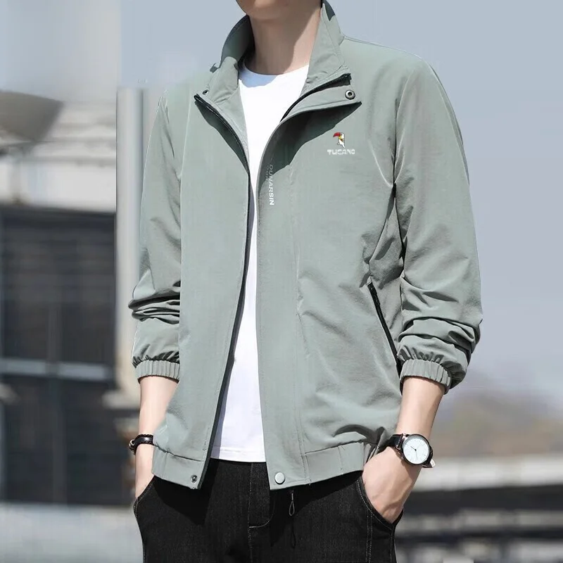 Thiened Casual Stand Collar Jaet for Men Faionable All-Season Warm Pure Color Men's Coat Sli Urban Sle Polyester
Thiened Casual Stand Collar Jaet for Men Faionable All-Season Warm Pure Color Men's Coat Sli Urban Sle Polyester