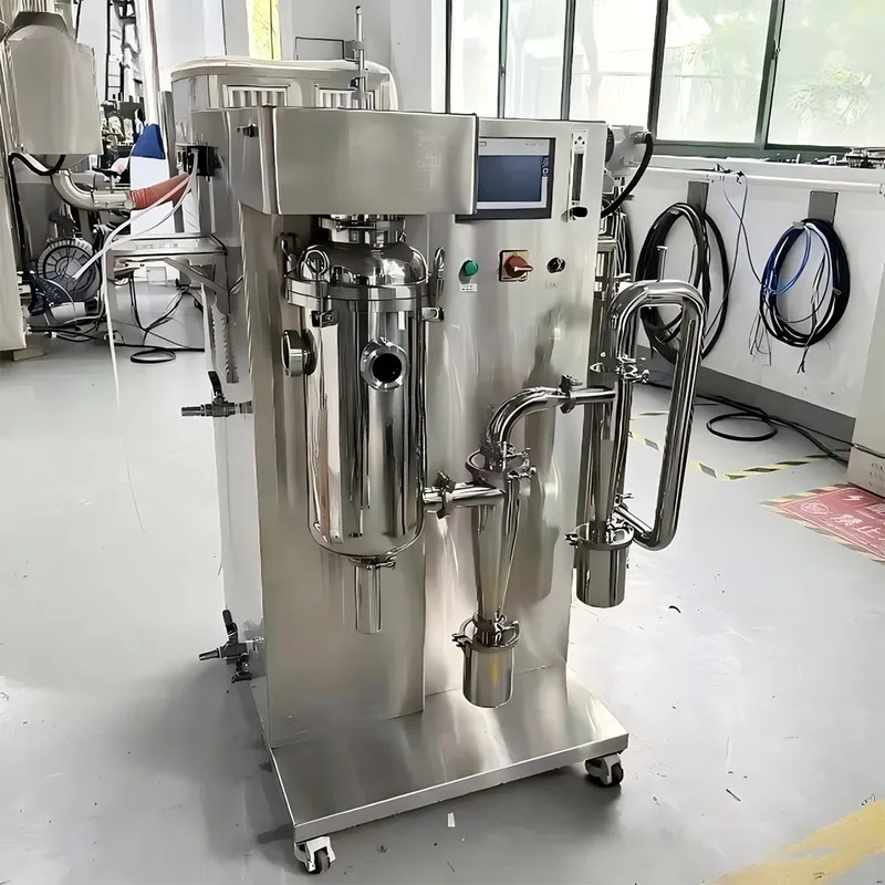 High Efficiency Closed Spray Dryer Stainless Steel Lab 2Liter Small Atomizer Drying Machine Make Infant Milk Egg Powder
High Efficiency Closed Spray Dryer Stainless Steel Lab 2Liter Small Atomizer Drying Machine Make Infant Milk Egg Powder