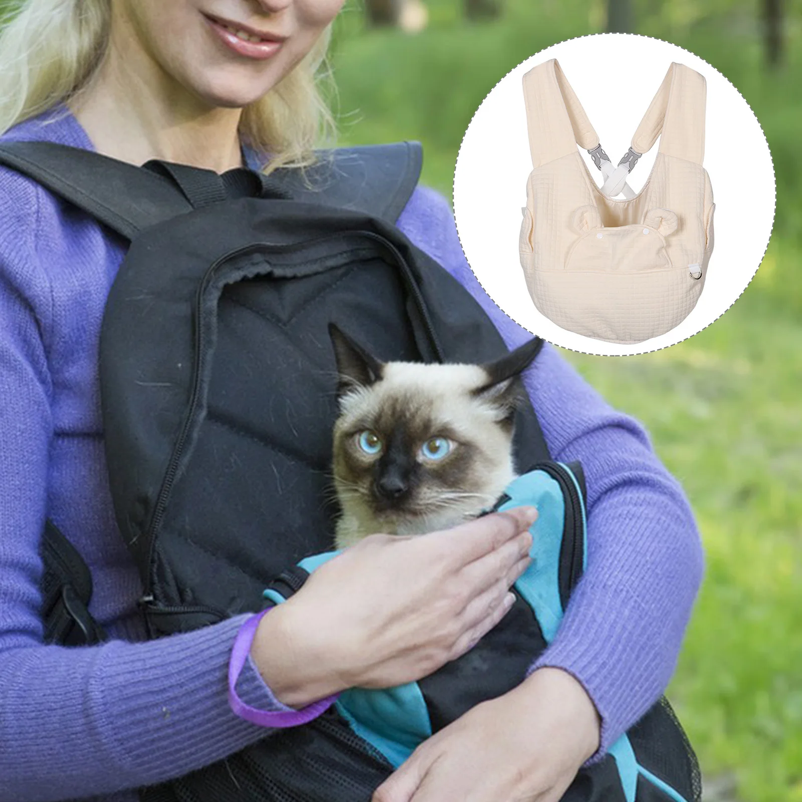 Pet Carrier Backpack Crossbody Beige Front Dog Cat Carrier Backpack Travel Hiking Camping for Small Medium Dogs Puppy Portable
Pet Carrier Backpack Crossbody Beige Front Dog Cat Carrier Backpack Travel Hiking Camping for Small Medium Dogs Puppy Portable