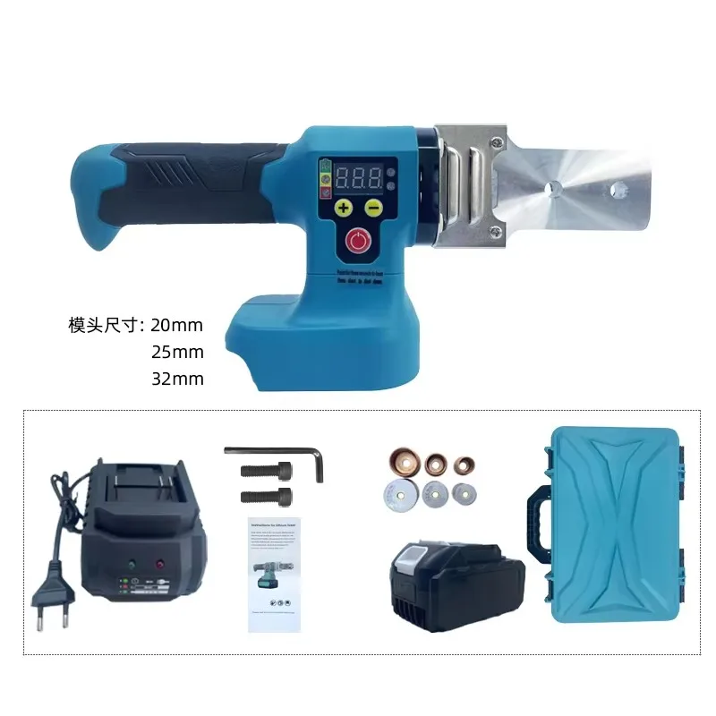 Digital Display Home Use PE/PPR Pipe Butt Welding Machine 20-32mm Diameter Lithium Battery Powered Hot Melt Welder Power Tools
Digital Display Home Use PE/PPR Pipe Butt Welding Machine 20-32mm Diameter Lithium Battery Powered Hot Melt Welder Power Tools