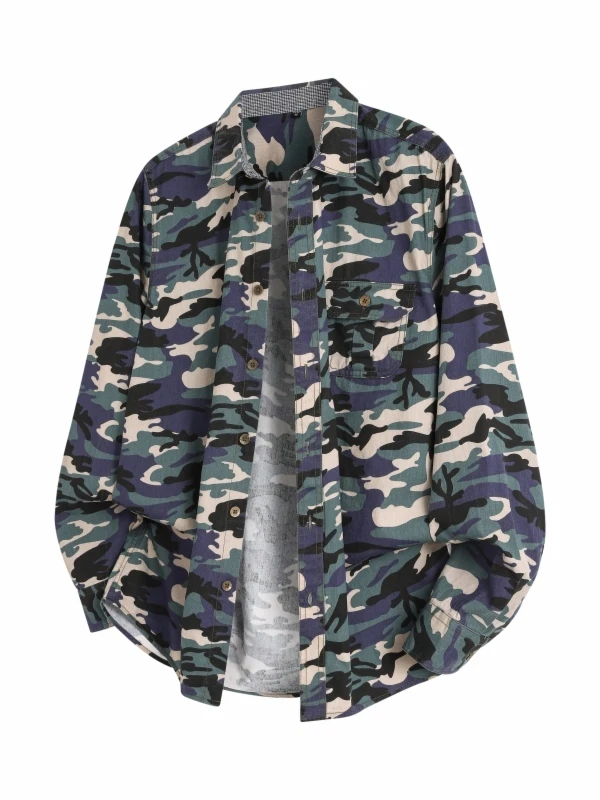 Faionable Camouflage Long Sve irt for Men Spring Autumn New Sle Outdoor Workwear Military Travel Early Autumn Hao...
Faionable Camouflage Long Sve irt for Men Spring Autumn New Sle Outdoor Workwear Military Travel Early Autumn Hao...