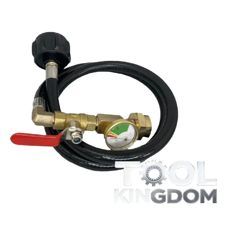 Переходная трубка для газового баллона с интерфейсом QCC, подходит для баллонов от 1 до 20 фунтов, газовая трубка из нержавеющей стали.
Переходная трубка для газового баллона с интерфейсом QCC, подходит для баллонов от 1 до 20 фунтов, газовая трубка из нержавеющей стали.