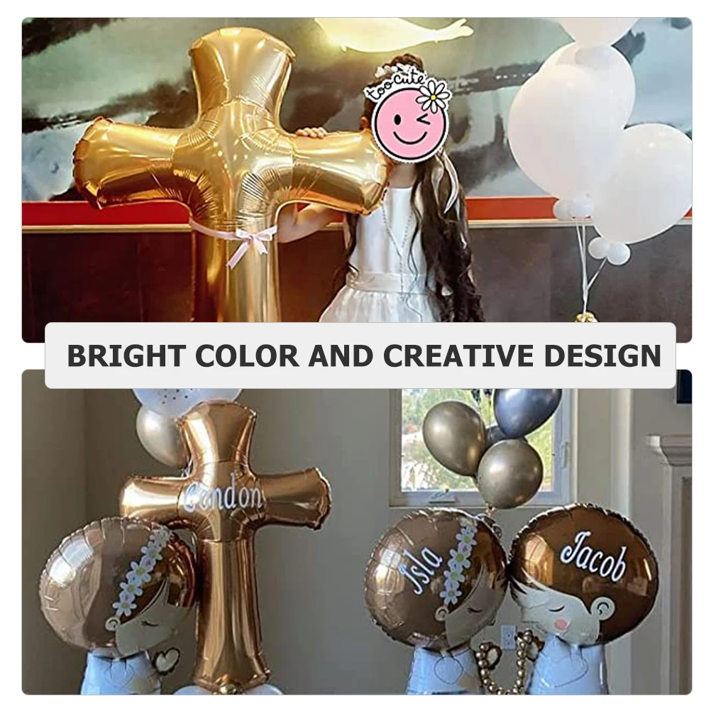 39 Inch Cross Balloon Wedding Birthday Baptism Aluminum Foil Cartoon Balloons Baby Shower Festival Supplies
39 Inch Cross Balloon Wedding Birthday Baptism Aluminum Foil Cartoon Balloons Baby Shower Festival Supplies