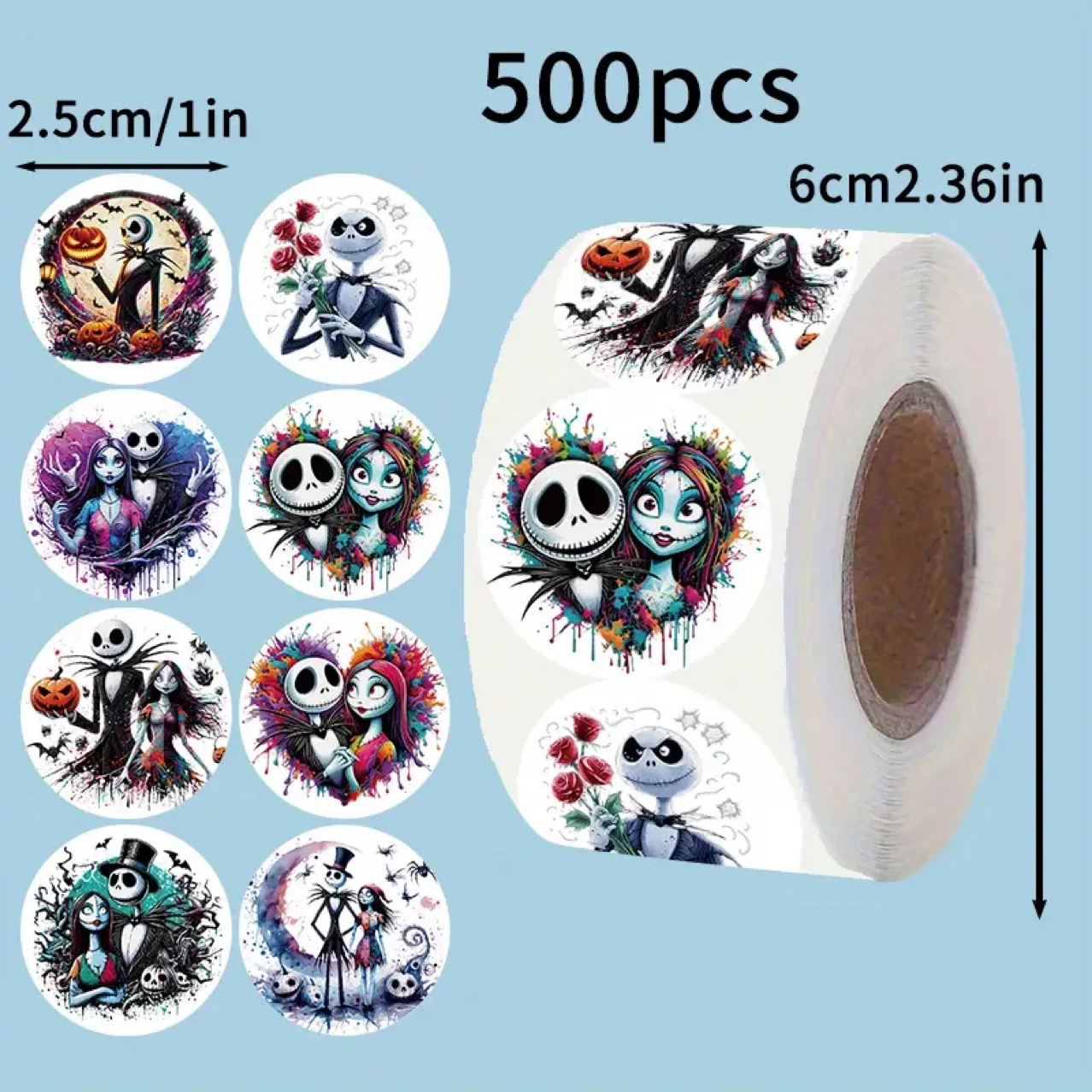 500pcs Christmas Night Fright Cartoon Sticker Roll Decorative Stickers For Diary Scrapbook Envelope Seal Kids Gift Stationery
500pcs Christmas Night Fright Cartoon Sticker Roll Decorative Stickers For Diary Scrapbook Envelope Seal Kids Gift Stationery