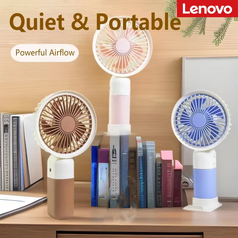 Lenovo Handheld Mini Fan USB Rechargeable Portable Desktop Fan With Base Quiet Operation For Office Student Dorm Travel
Lenovo Handheld Mini Fan USB Rechargeable Portable Desktop Fan With Base Quiet Operation For Office Student Dorm Travel