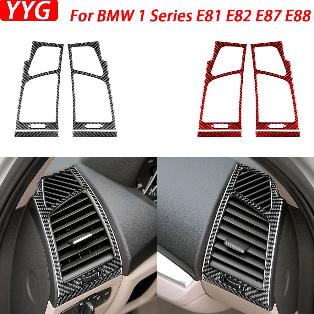 For BMW 1 Series E81 E82 E87 E88 2008-2013 Carbon Fiber Dashboard Both Side Air Outlet Panel Car Interior Accessories Sticker
For BMW 1 Series E81 E82 E87 E88 2008-2013 Carbon Fiber Dashboard Both Side Air Outlet Panel Car Interior Accessories Sticker