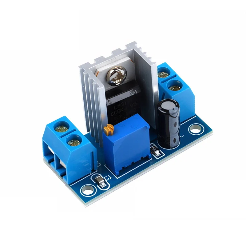 LM317 adjustable voltage regulator board, DC-DC DC voltage reduction module, linear voltage regulator
LM317 adjustable voltage regulator board, DC-DC DC voltage reduction module, linear voltage regulator
