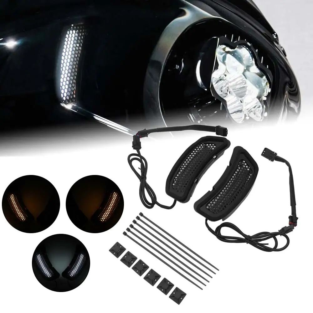 Brand New Dual-Function Front Vent Fairing Running Lights For Harley Softail Low Rider St Fxlrst El Diablo Fxrst 2022-2026 Black
Brand New Dual-Function Front Vent Fairing Running Lights For Harley Softail Low Rider St Fxlrst El Diablo Fxrst 2022-2026 Black