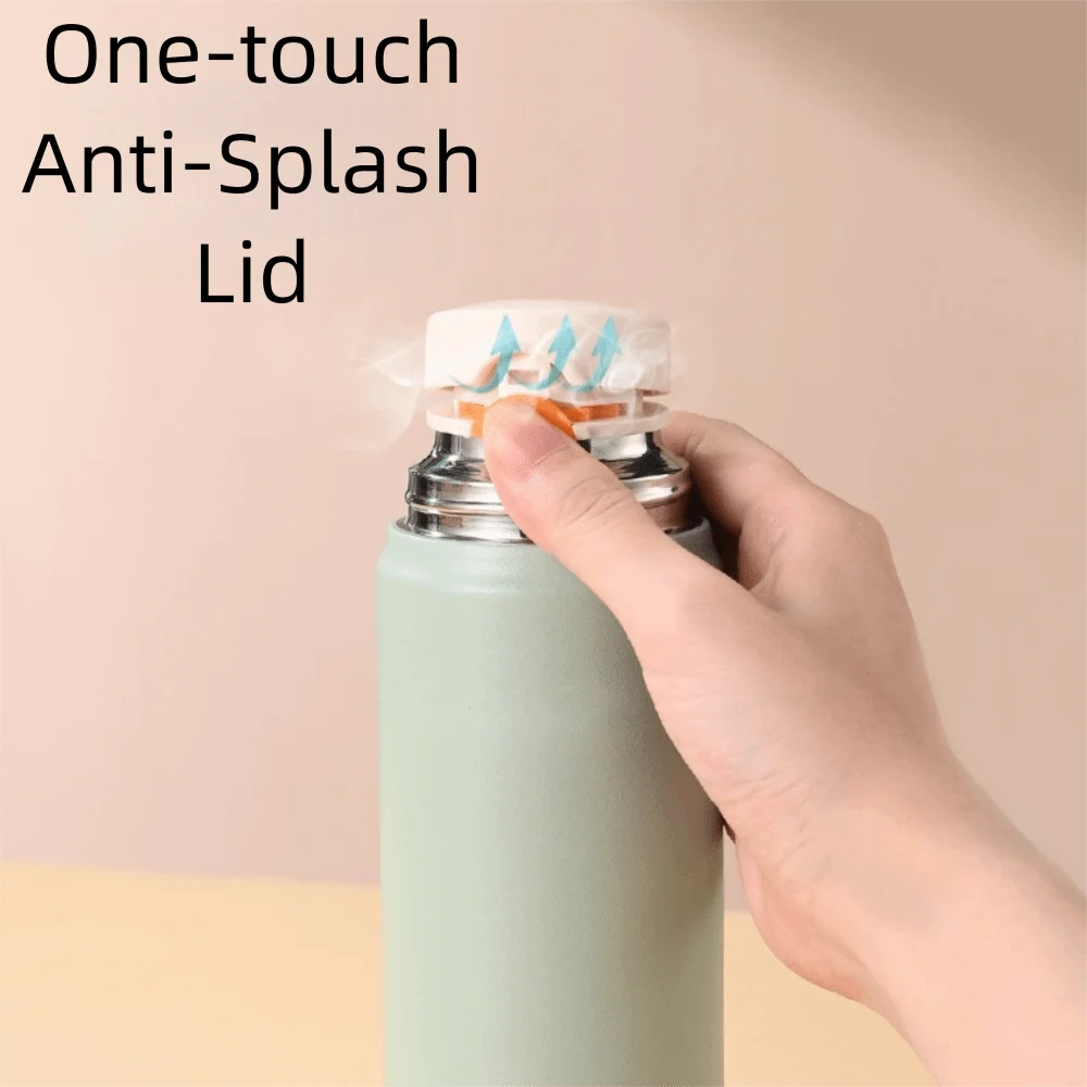 Portable 500ml Thermal Water Bottle 316 Stainless Steel with Filter Insulation Cup Silicone Rope Leakproof Vacuum Flask School
Portable 500ml Thermal Water Bottle 316 Stainless Steel with Filter Insulation Cup Silicone Rope Leakproof Vacuum Flask School