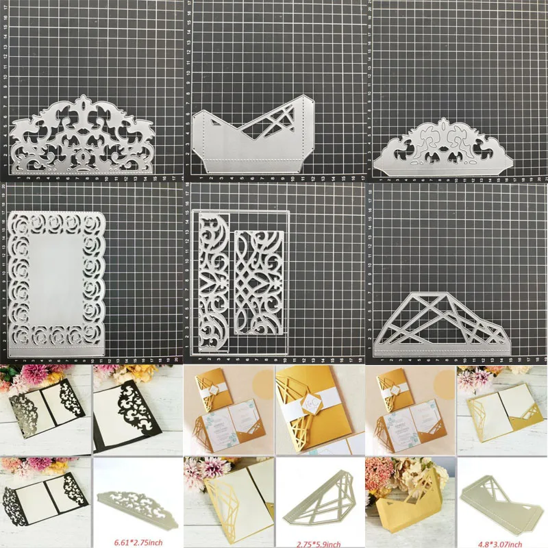Lace wedding Metal Cutting Dies Stencil Scrapbook Album Stamp Paper Card Embossing Decor Craft Knife Mould
Lace wedding Metal Cutting Dies Stencil Scrapbook Album Stamp Paper Card Embossing Decor Craft Knife Mould