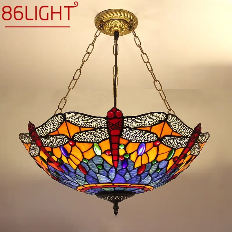 86LIGHT Подвесной светильник Тиффани, светодиодный ретро-креативный светильник для гостиной, ресторана, спальни, виллы, коридора отеля, цветная стеклянная люстра
86LIGHT Подвесной светильник Тиффани, светодиодный ретро-креативный светильник для гостиной, ресторана, спальни, виллы, коридора отеля, цветная стеклянная люстра