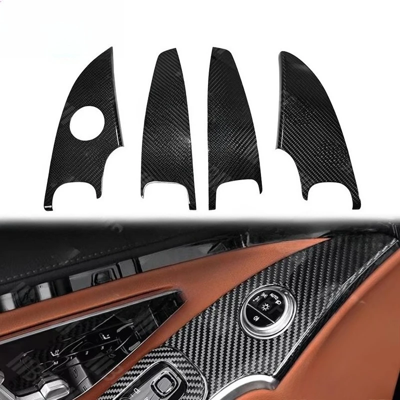 Dry Carbon Fiber Inner Door Armrest Trim For Mercedes S-Class W223 S400 S450 S500 2021+ Interior Accessories Kit
Dry Carbon Fiber Inner Door Armrest Trim For Mercedes S-Class W223 S400 S450 S500 2021+ Interior Accessories Kit