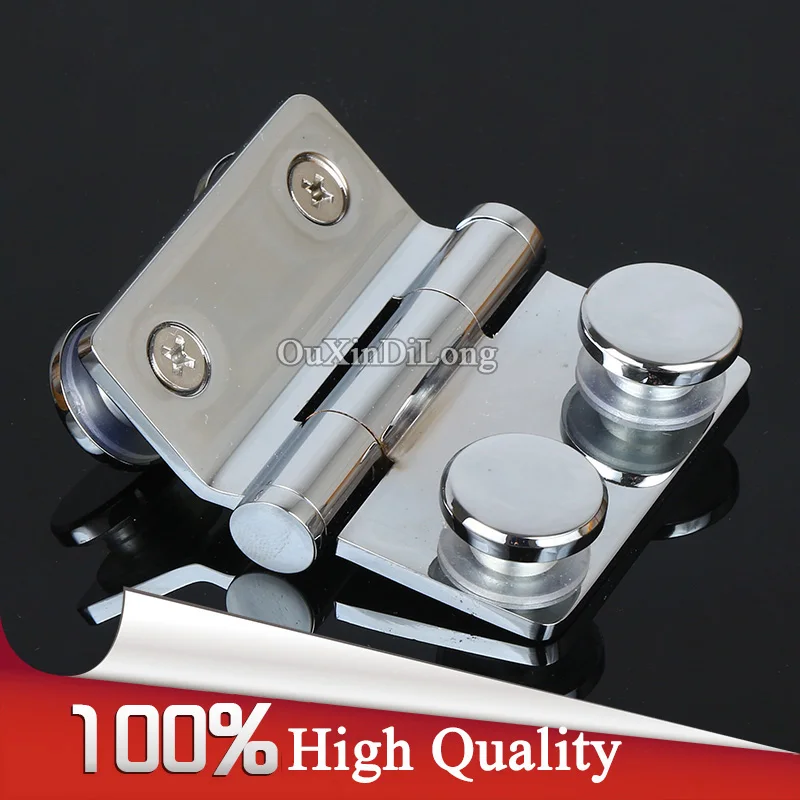 High Quality 4PCS/LOT Brass Frameless Shower Door Hinges Bathroom Shelf Waterproof Movable Door Pivot HingeS Free Hinges
High Quality 4PCS/LOT Brass Frameless Shower Door Hinges Bathroom Shelf Waterproof Movable Door Pivot HingeS Free Hinges