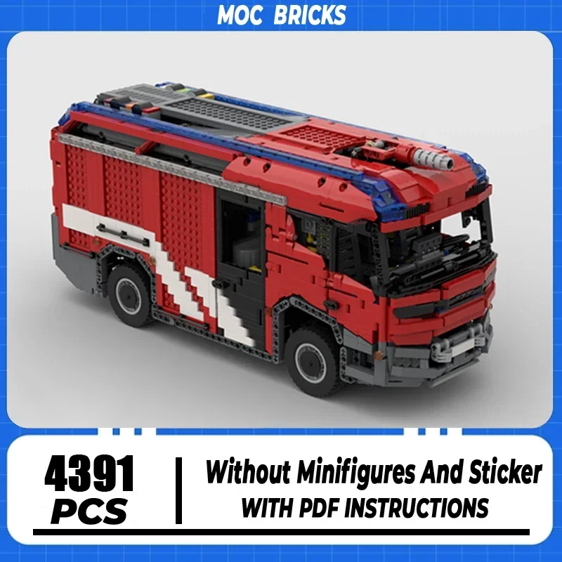 Car Series Moc Building Blocks Urban Fire Trucks Model Technology Bricks Vehicle DIY Construction Toy For Holiday Gifts
Car Series Moc Building Blocks Urban Fire Trucks Model Technology Bricks Vehicle DIY Construction Toy For Holiday Gifts