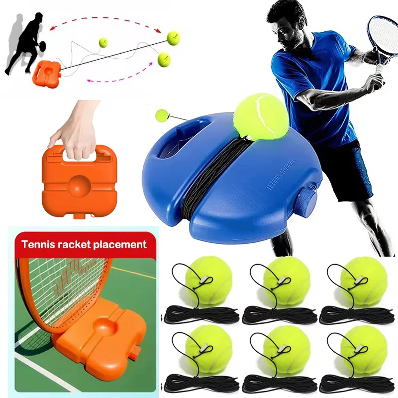 Heavy Duty Tennis Training Aids Base With Elastic Rope Balls Practice Self-Duty Rebound Tennis Trainer Partner Sparring Device
Heavy Duty Tennis Training Aids Base With Elastic Rope Balls Practice Self-Duty Rebound Tennis Trainer Partner Sparring Device